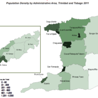 Trinidad and Tobago – density (2011)