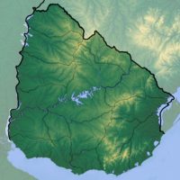 Uruguay – topographic