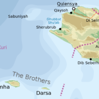 Yemen – Socotra: topographic
