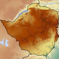 Zimbabwe – topographic