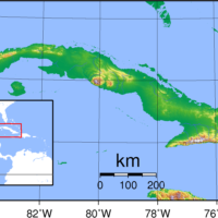 Cuba – Topographic