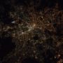 Berlin satellite by night
