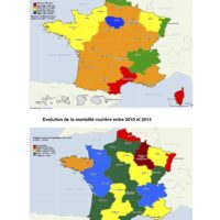 France – Road mortality (regions, 2014)