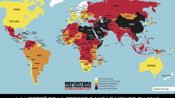81 journalists killed worldwide in 2018