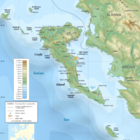Greece – Corfu: topographic
