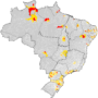 Brazil – metropolitan regions (2015)