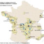 France – uranium mines and storage sites