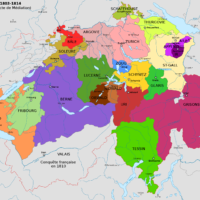 Switzerland – Confederation according to the Act of Mediation (1803-1814)