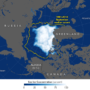 Arctic sea ice extend (2019)