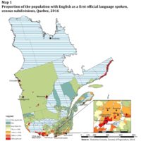 Canada – Quebec: english language (2016)