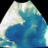 North Atlantic – topographic