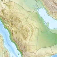 Arabie saoudite – topographique