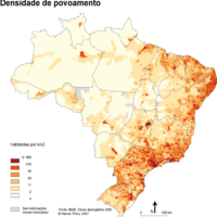 Brésil – densité (2000)