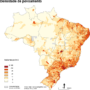 Brésil – densité (2000)