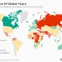 Monde – Indice de la paix (2016)