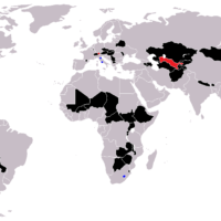 World – Landlocked countries