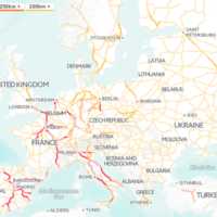 Europe – TGV les plus rapides