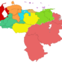 Venezuela – régions administratives