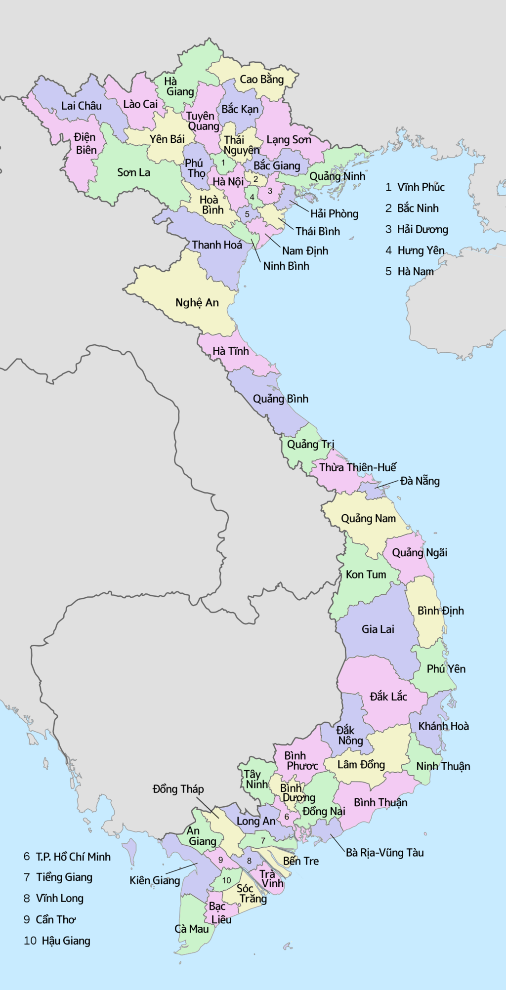Viet Nam Administrative 