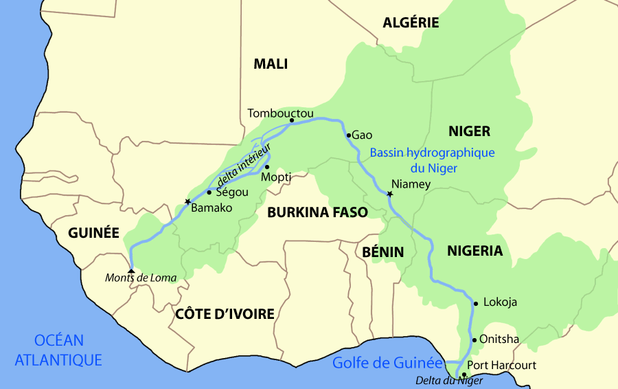 Afrique Bassin Hydrographique Niger 