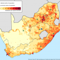 South Africa – Density (2011)