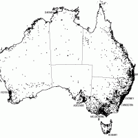Australia – Population distribution