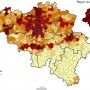 Belgique – densité (2010)