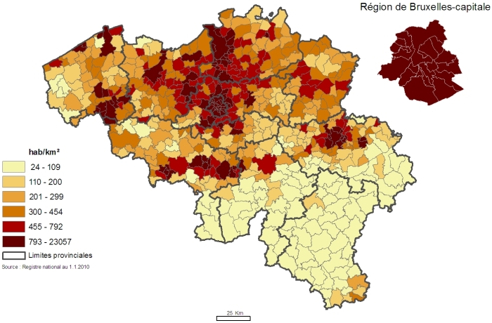 Численность населения бельгии