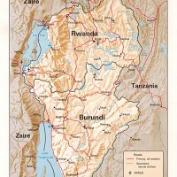 Burundi – relief