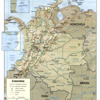 Colombia – relief
