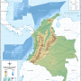 Colombia – topographic