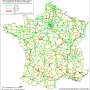 France – accidents : taux d’accidents graves (1998-2000)