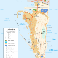 Gibraltar – topographique