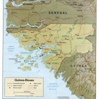 Guinée-Bissau – relief