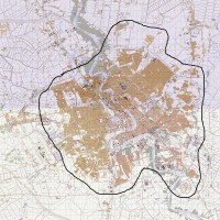 Bagdad – aire urbaine topographique