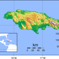 Jamaïque – topographique
