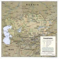Kazakhstan – relief