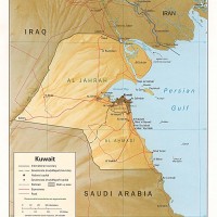 Koweït – relief