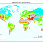 Monde – Désertification : zones vulnérables