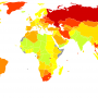 Monde – Prisonniers (taux/100 000 habitants 2012)