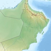 Oman – topographic