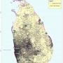 Sri Lanka – distribution de population (2012)