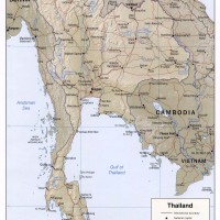Thaïlande – relief