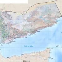 Yémen – topographique